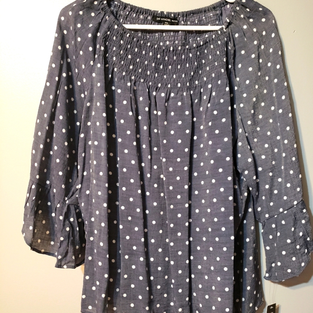 Blue jean color top